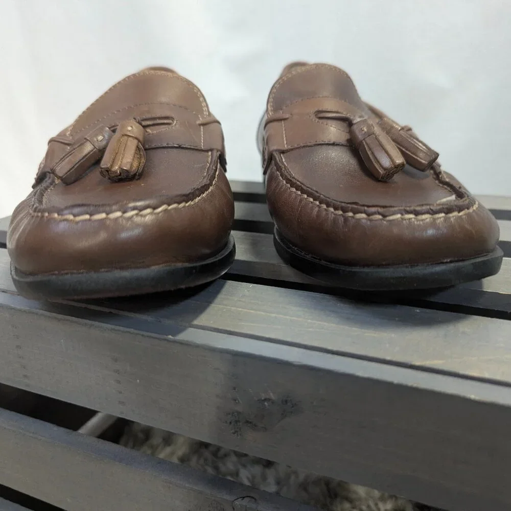 Nunn Bush Size 10 Brown Tassel Loafers